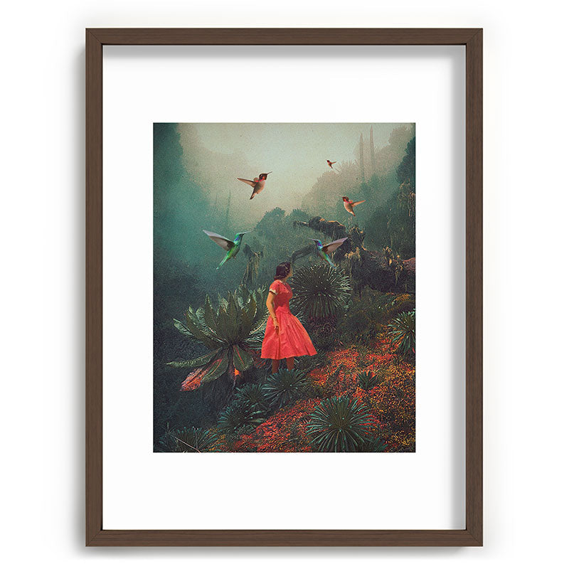 20 Seconds before the Rain Framed Art Print