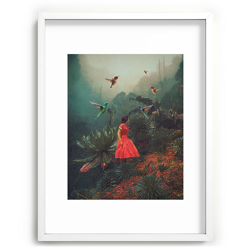 20 Seconds before the Rain Framed Art Print