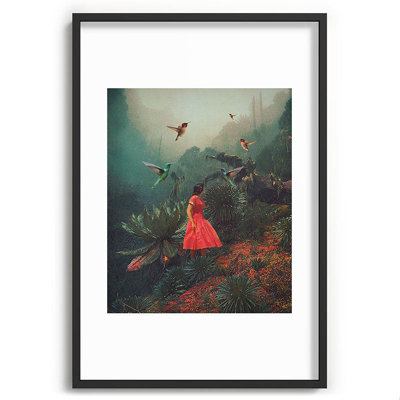 20 Seconds before the Rain Framed Art Print