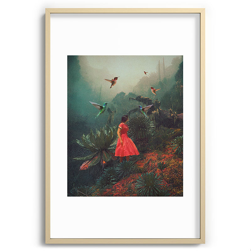 20 Seconds before the Rain Framed Art Print
