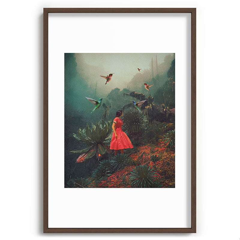 20 Seconds before the Rain Framed Art Print