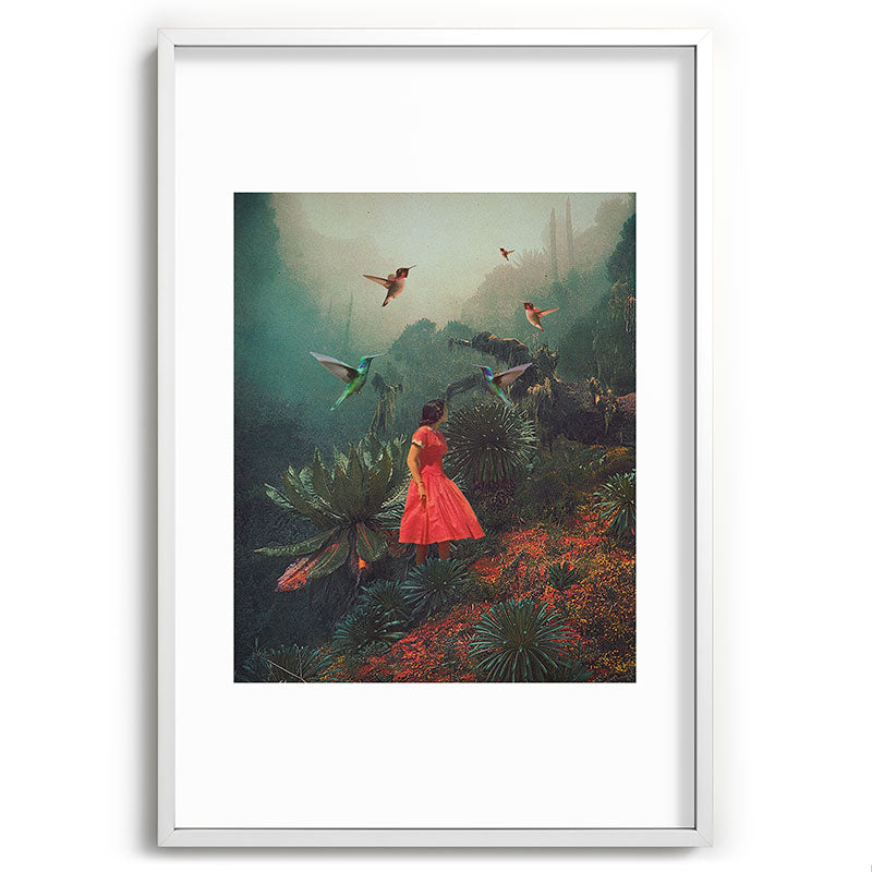 20 Seconds before the Rain Framed Art Print