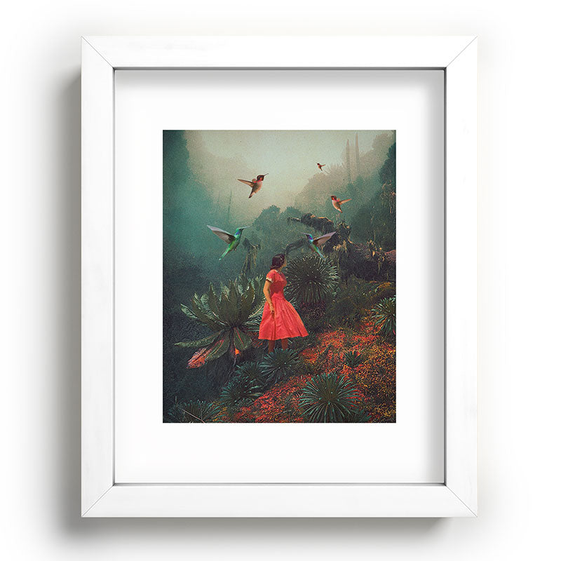 20 Seconds before the Rain Framed Art Print