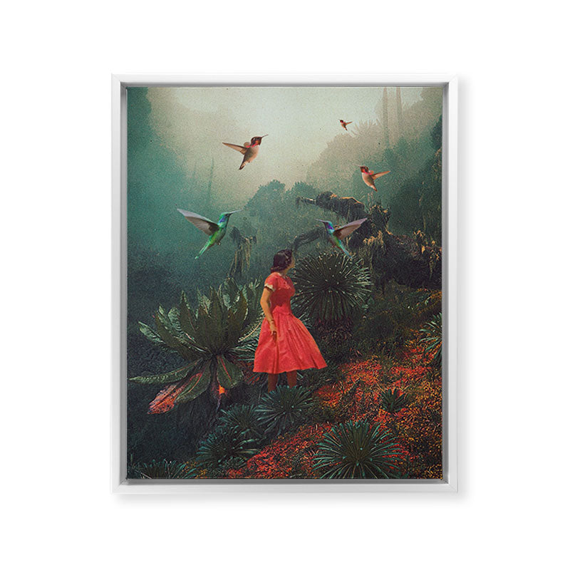 20 Seconds before the Rain Framed Canvas Print