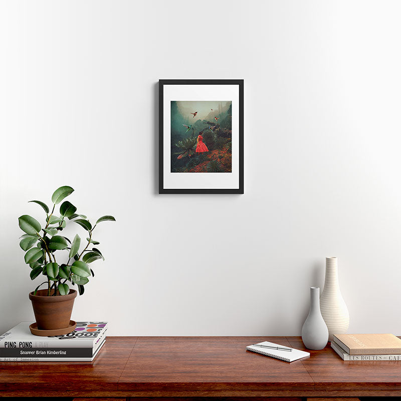 20 Seconds before the Rain Framed Art Print