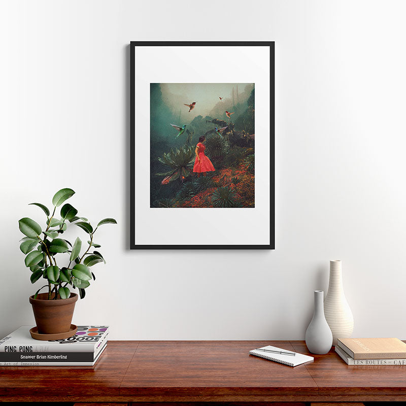 20 Seconds before the Rain Framed Art Print