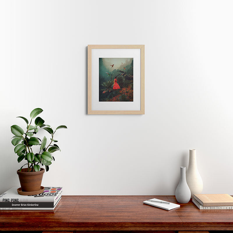 20 Seconds before the Rain Framed Art Print