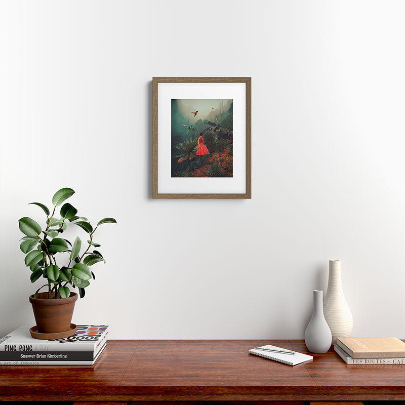 20 Seconds before the Rain Framed Art Print