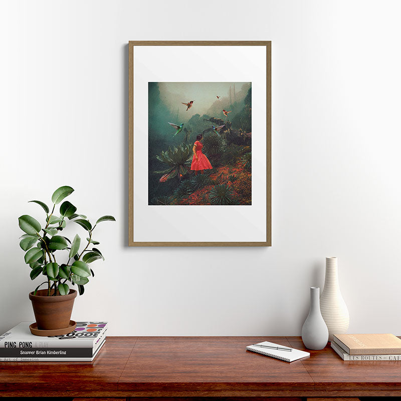 20 Seconds before the Rain Framed Art Print