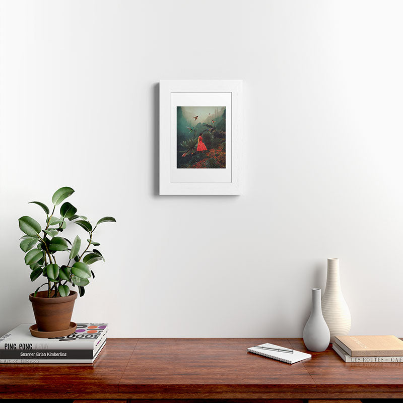 20 Seconds before the Rain Framed Art Print
