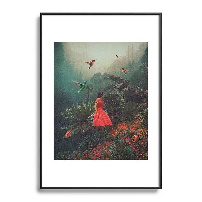 20 Seconds before the Rain Framed Art Print