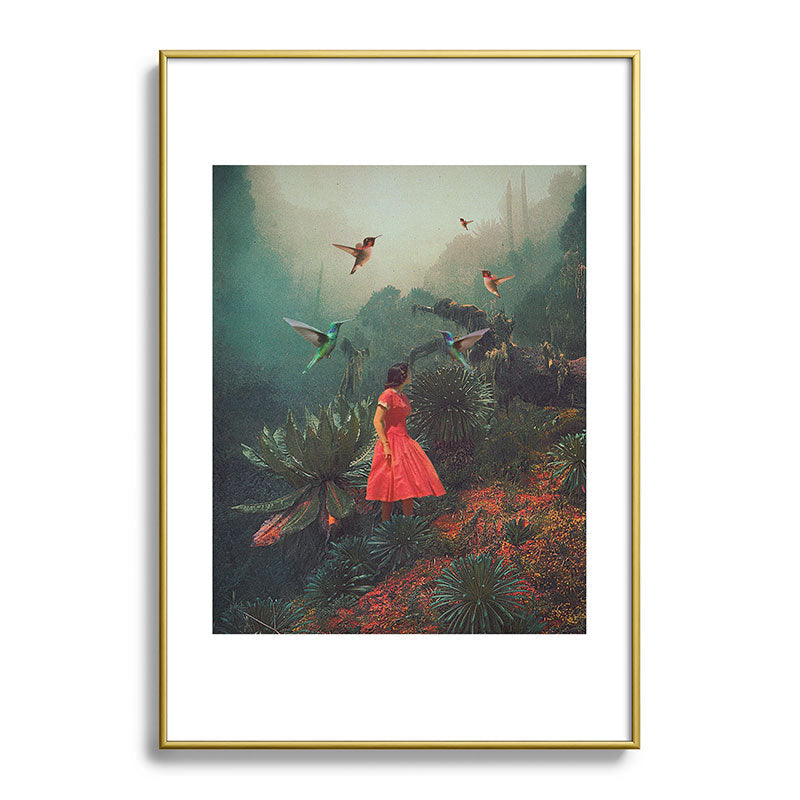 20 Seconds before the Rain Framed Art Print