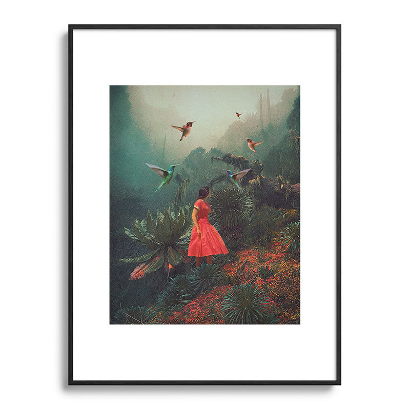 20 Seconds before the Rain Framed Art Print