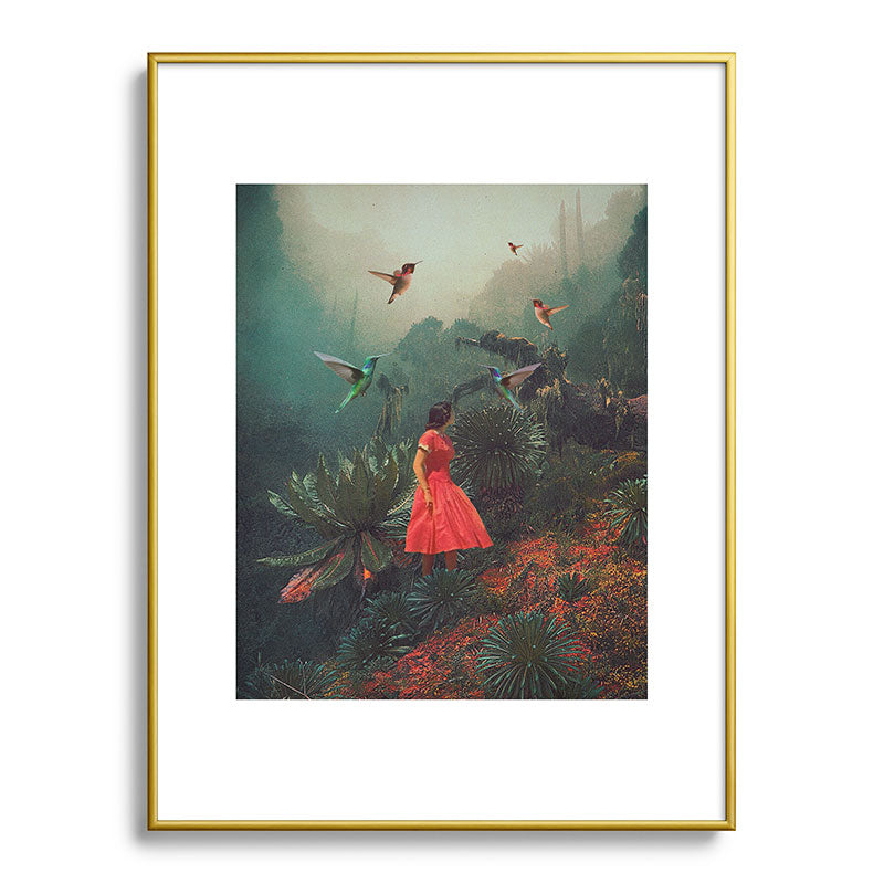20 Seconds before the Rain Framed Art Print
