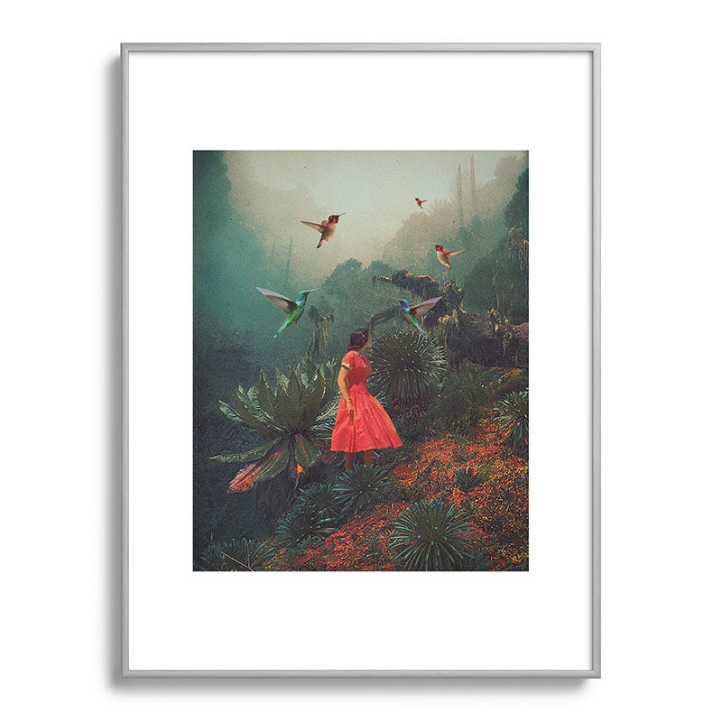 20 Seconds before the Rain Framed Art Print