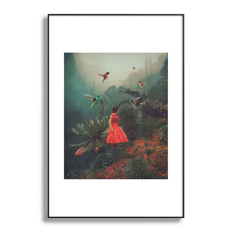 20 Seconds before the Rain Framed Art Print
