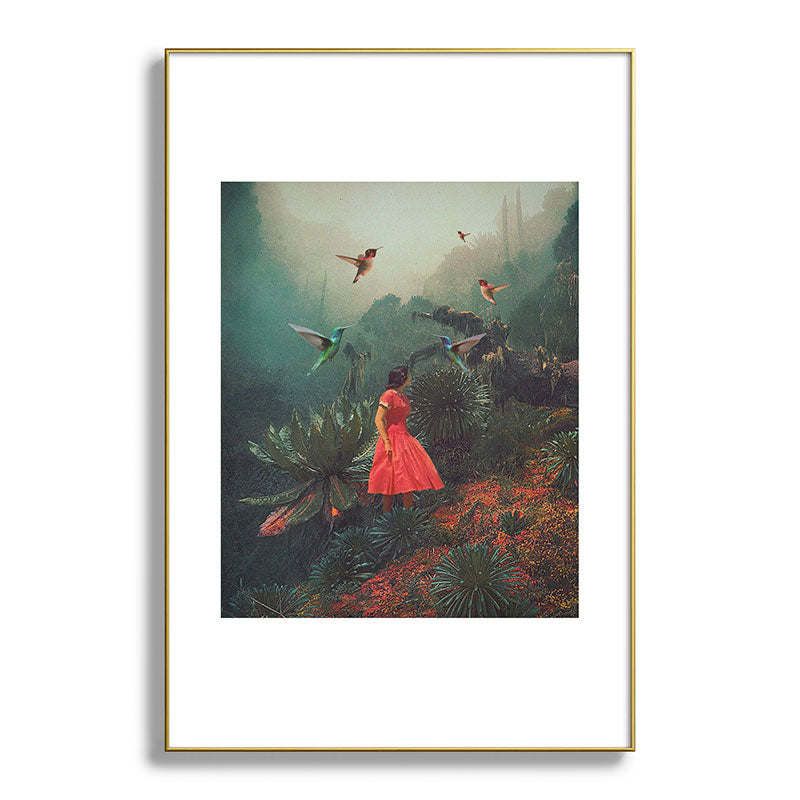 20 Seconds before the Rain Framed Art Print
