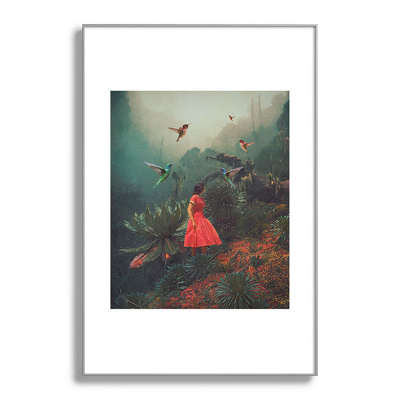 20 Seconds before the Rain Framed Art Print