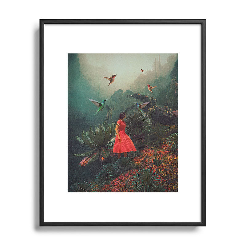 20 Seconds before the Rain Framed Art Print