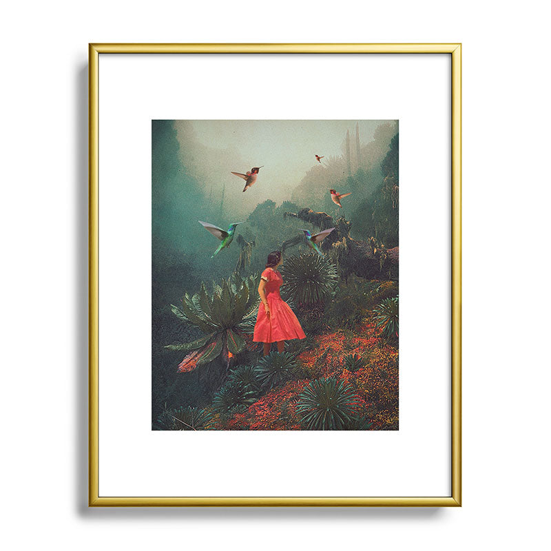 20 Seconds before the Rain Framed Art Print