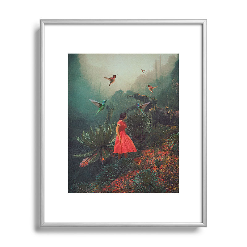 20 Seconds before the Rain Framed Art Print
