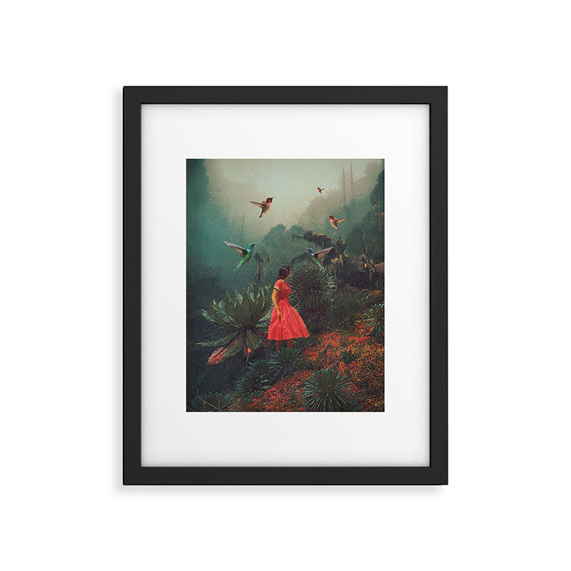 20 Seconds before the Rain Framed Art Print
