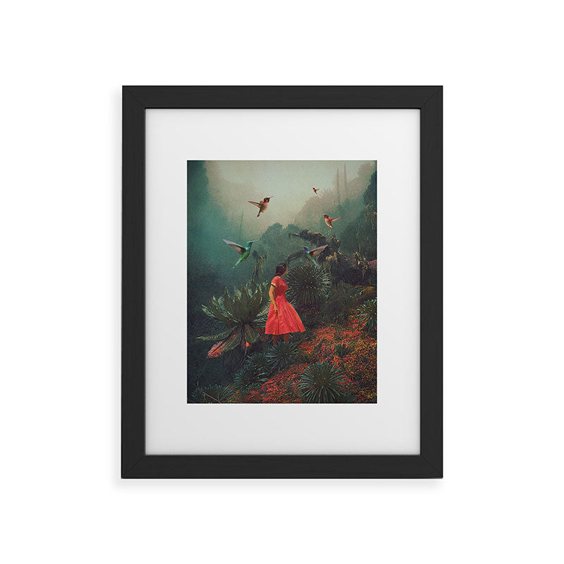 20 Seconds before the Rain Framed Art Print