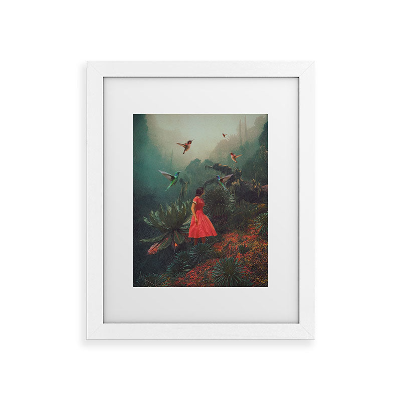 20 Seconds before the Rain Framed Art Print