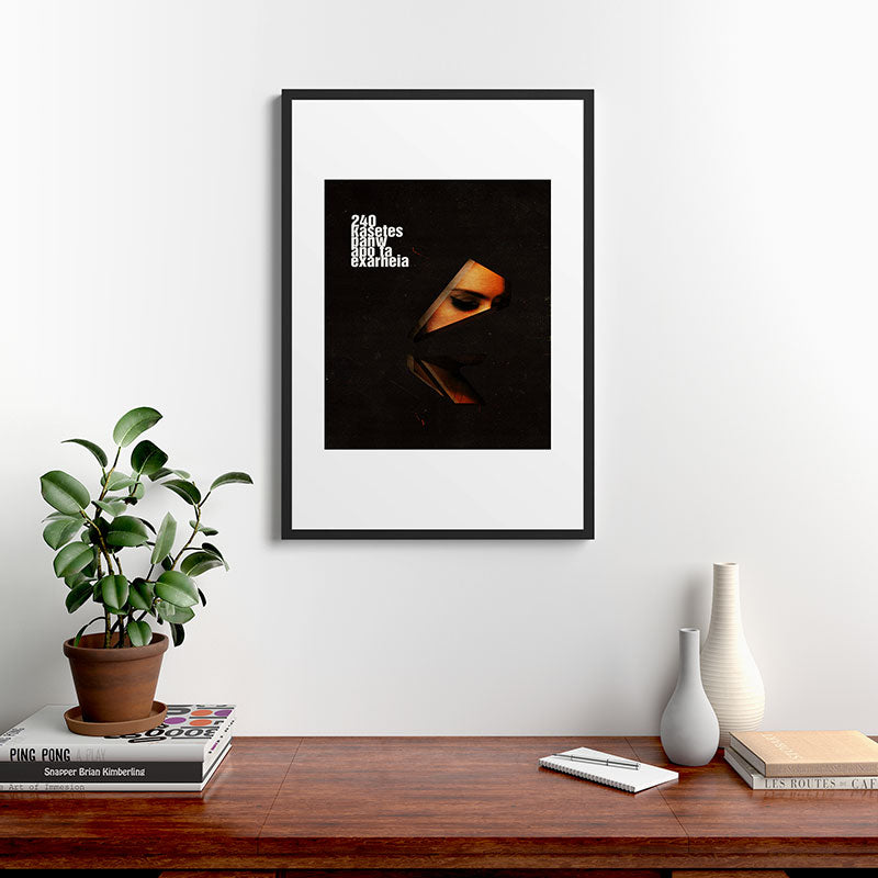240 Kasetes Framed Art Print