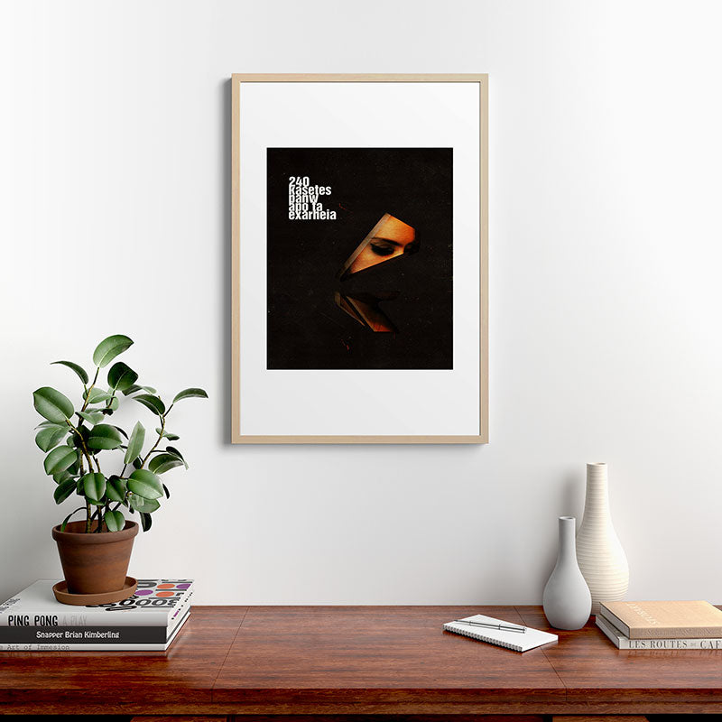 240 Kasetes Framed Art Print