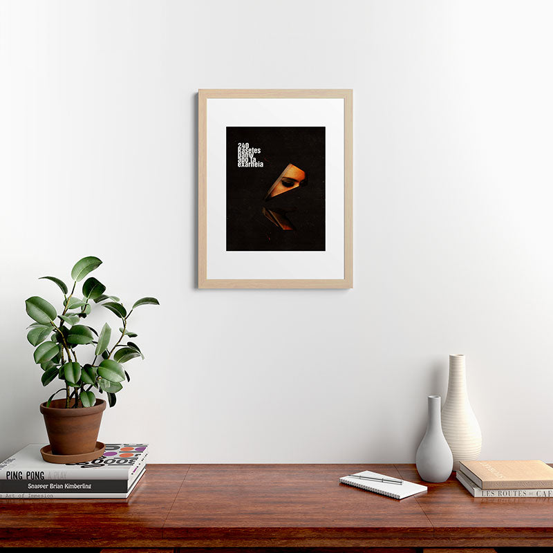 240 Kasetes Framed Art Print