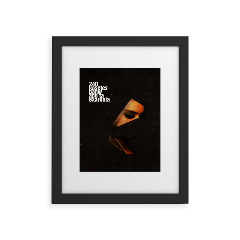 240 Kasetes Framed Art Print