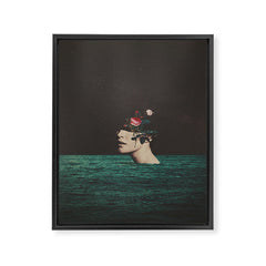 4 AM Framed Canvas Print