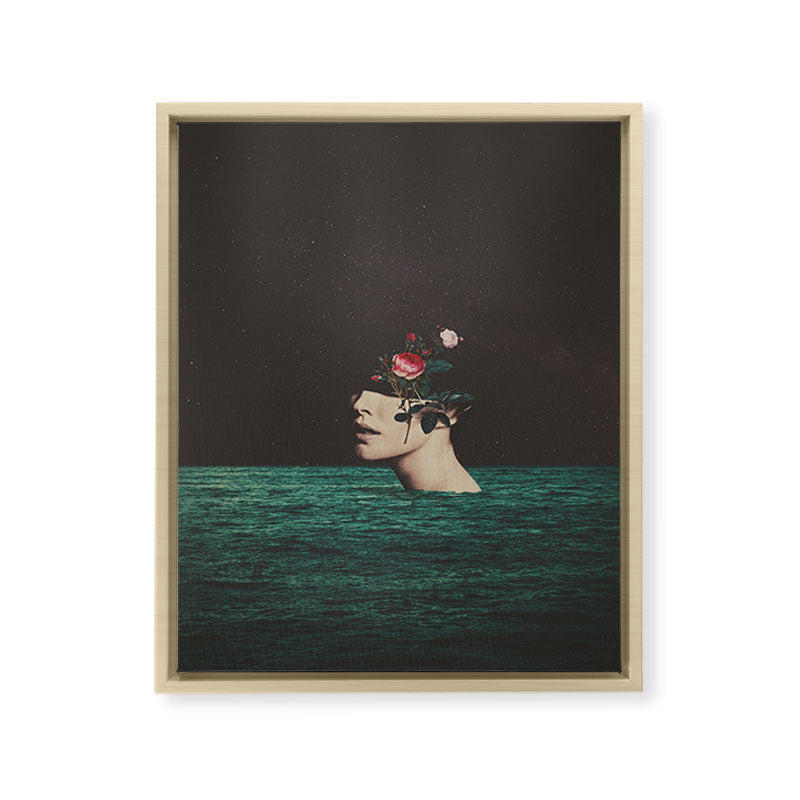 4 AM Framed Canvas Print