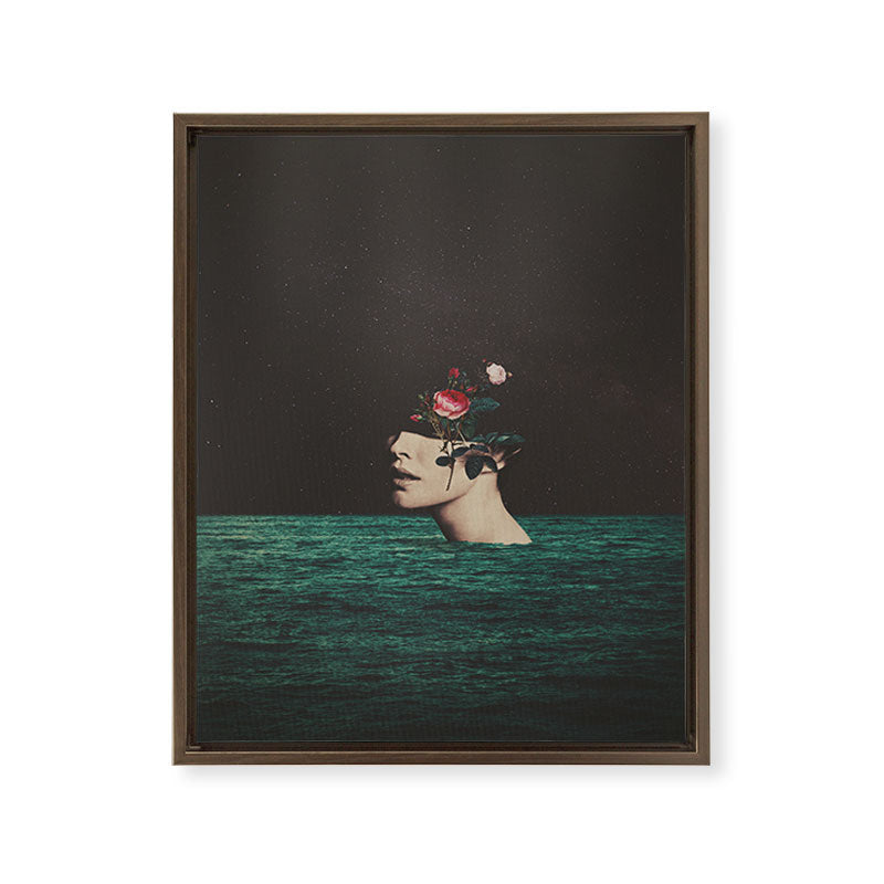 4 AM Framed Canvas Print