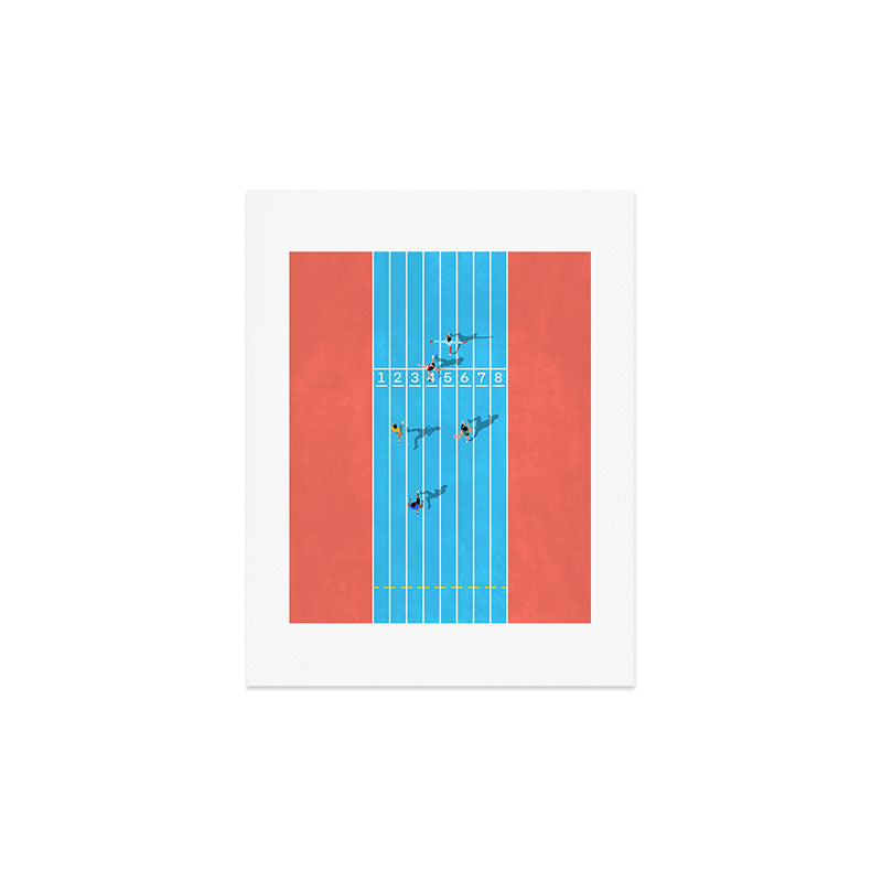 100m  Art Print