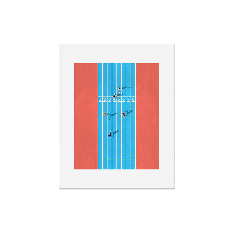 100m  Art Print