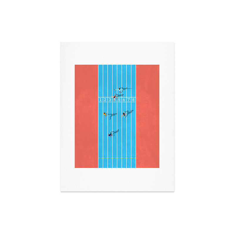 100m  Art Print