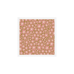 70������s Retro Floral  Art Print