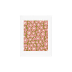 70������s Retro Floral  Art Print