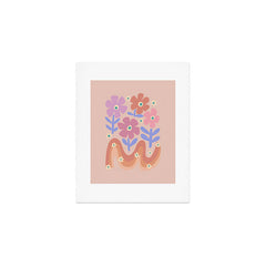 70s Retro Floral vibe Art Print