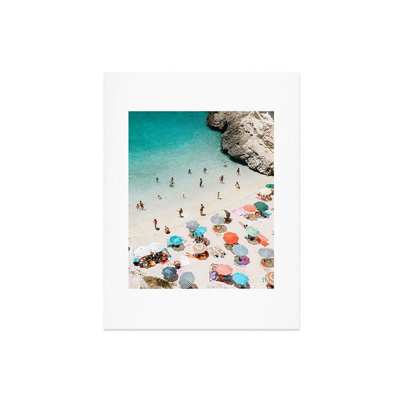 A Day At The Beach Art Print