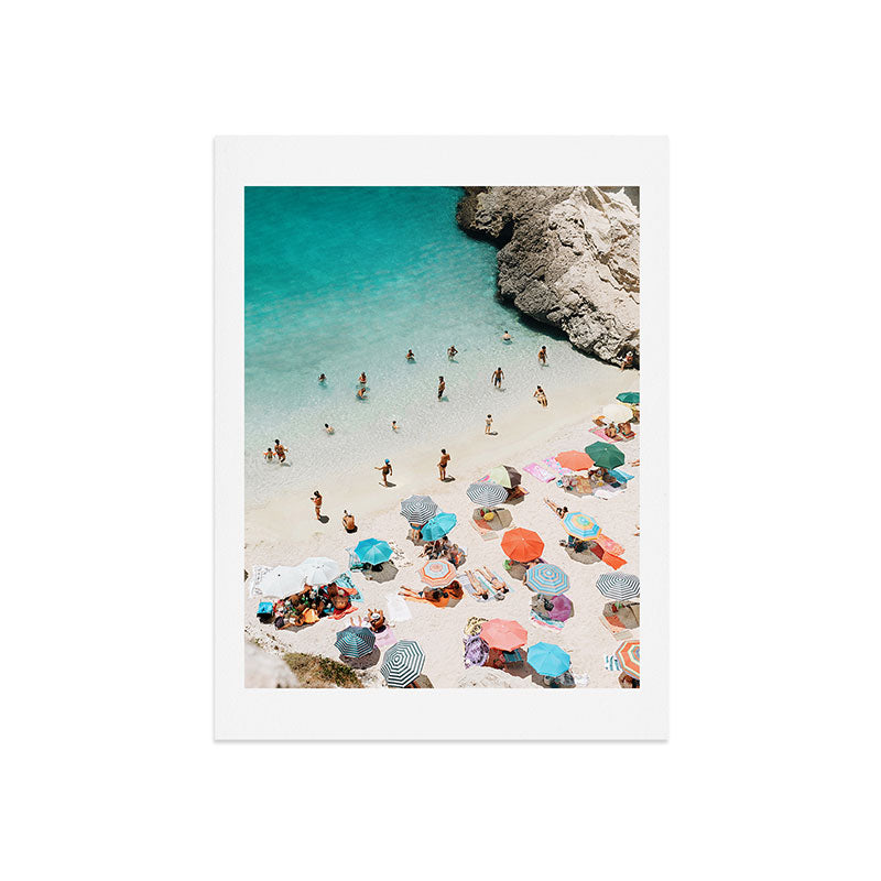 A Day At The Beach Art Print