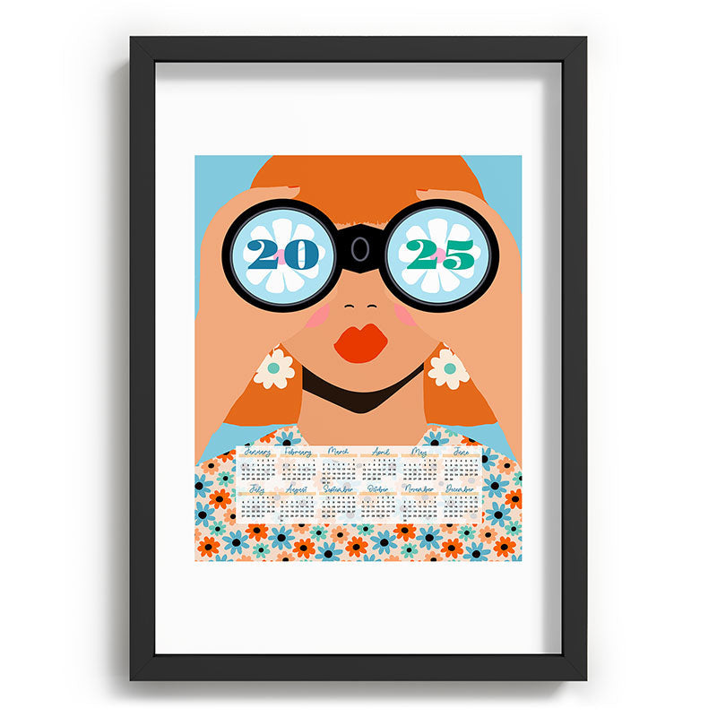 2025 Calendar - Seeking New Horizons Framed Art Print