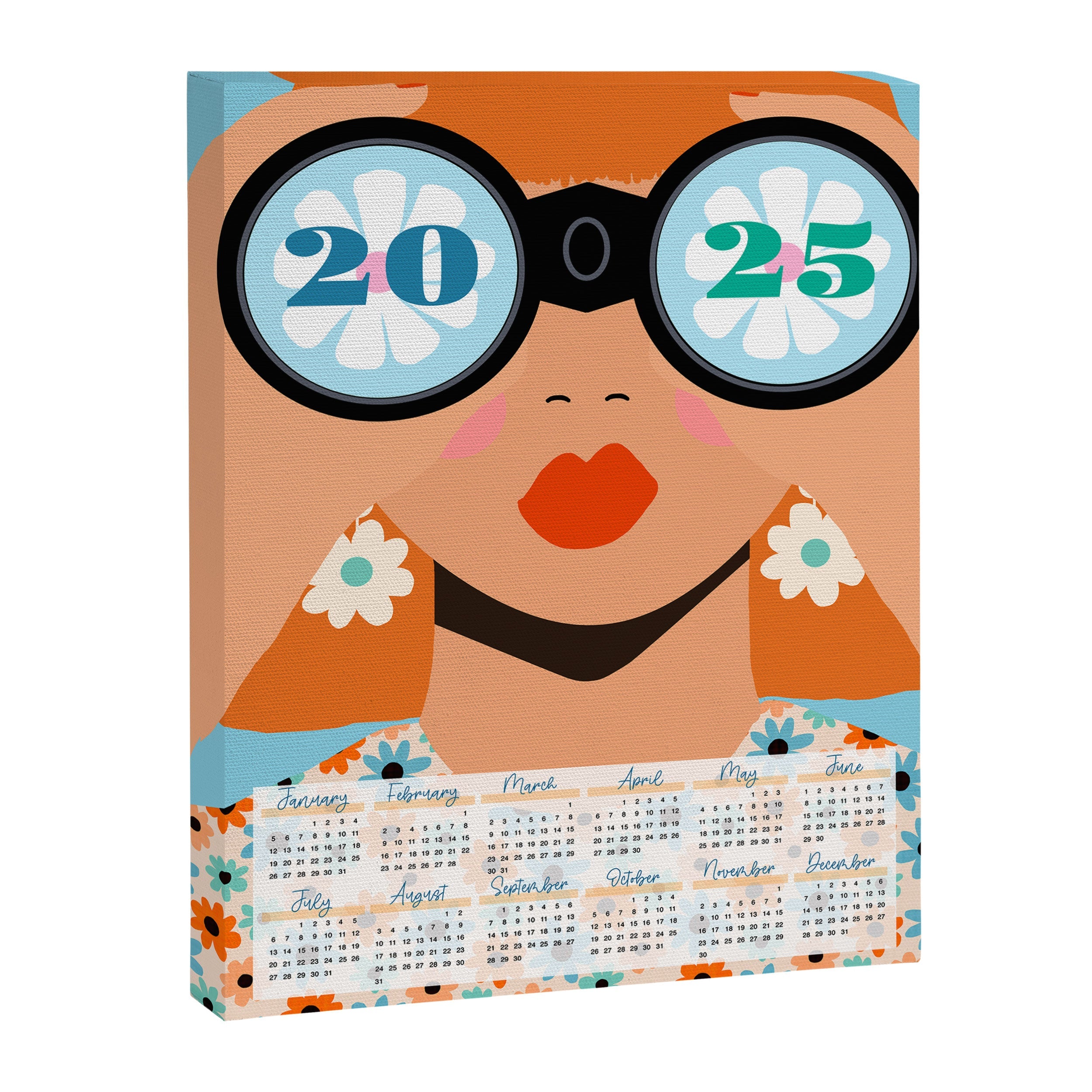 2025 Calendar - Seeking New Horizons Canvas Print
