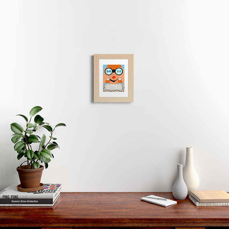 2025 Calendar - Seeking New Horizons Framed Art Print