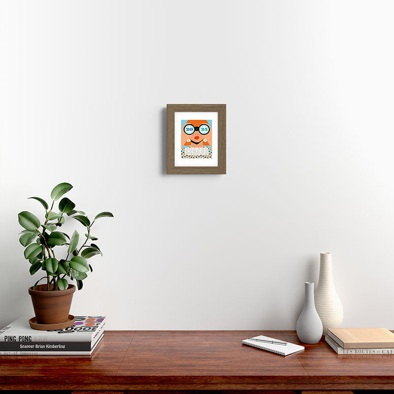 2025 Calendar - Seeking New Horizons Framed Art Print
