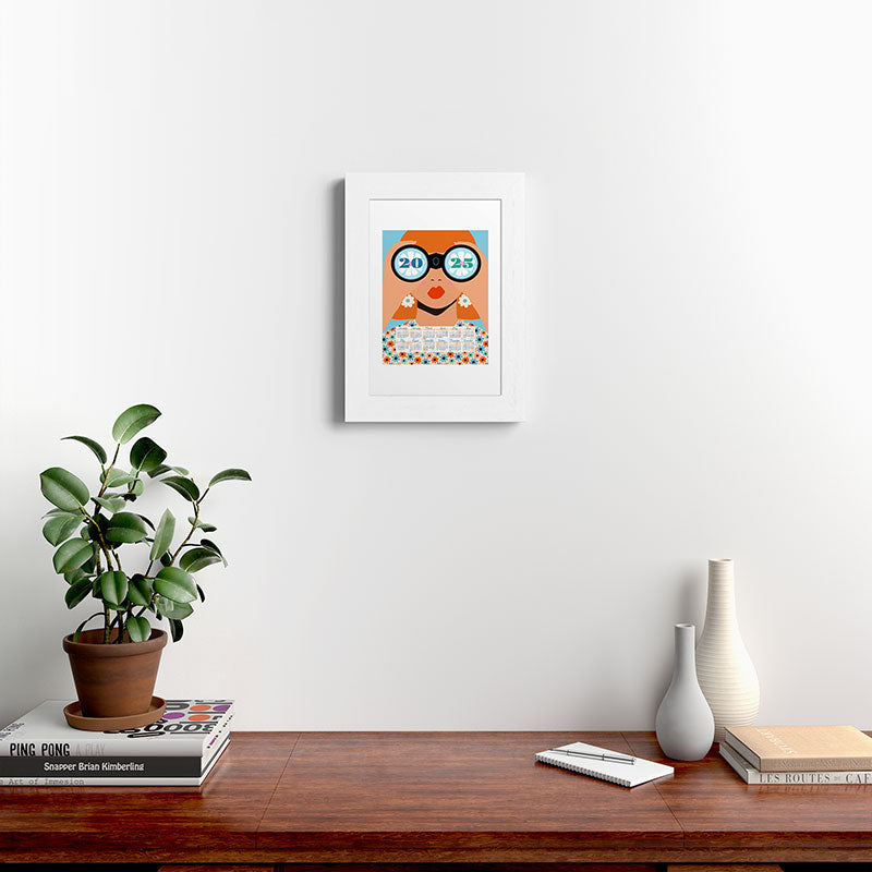 2025 Calendar - Seeking New Horizons Framed Art Print
