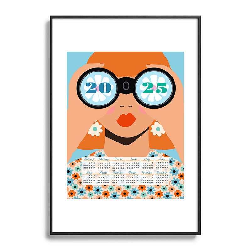 2025 Calendar - Seeking New Horizons Framed Art Print