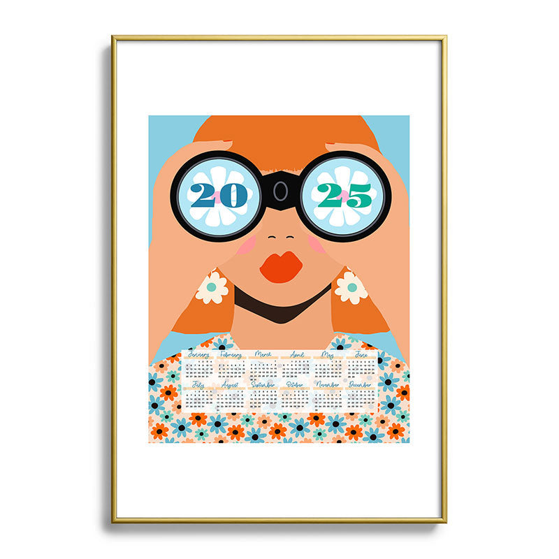 2025 Calendar - Seeking New Horizons Framed Art Print